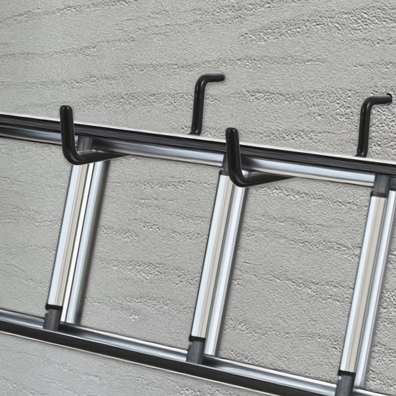 Pafeooui 12 Pcs Heavy-Duty Black Ladder Hooks – Iron &