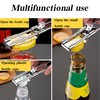 Jar Opener,Adjustable Non-Slip Multifunctional Stainless Steel Can Opener,Multi Opener Set