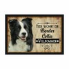 PR Print Royal Door Mat Pets with Dog Picture Border