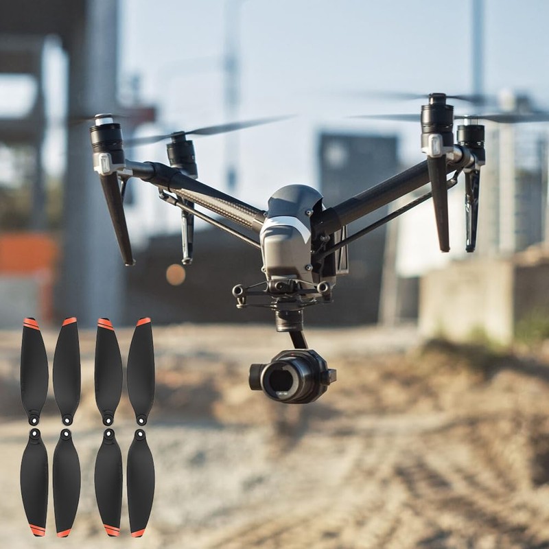 8 Pcs Plastic Drone Blade,Replaceable Propellers for Drones,Plastic Propellers Wing