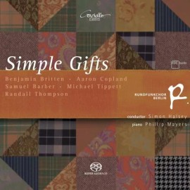 Coviello Classics Copland / Britten / Tippett / Barber / Thompson - Simple Gifts [New SACD] Hybrid