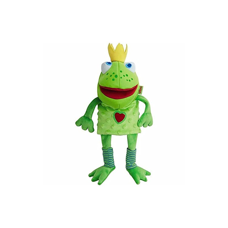 HABA 300490 - Handpuppe Froschkönig