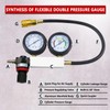 Cylinder Leak Down Tester Kit,Automotive Engine Pressure Gauges Compression Test
