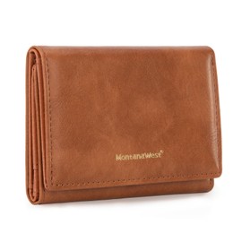 Montana West Small Wallet Woman Womens Slim Wallet RFID Credit Card Holder Trifold Wallets for Women with ID Window