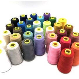 BabySnap Overlock Yarn 4 x 2700 m Assorted Colours (Ocean)