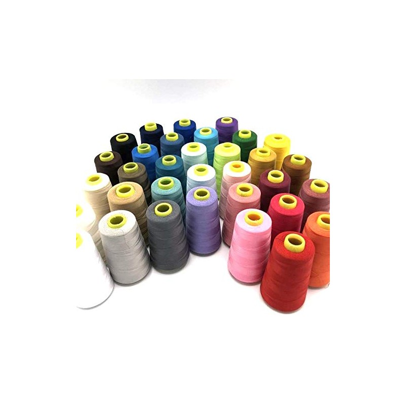 BabySnap Overlock Yarn 4 x 2700 m Assorted Colours (Ocean)