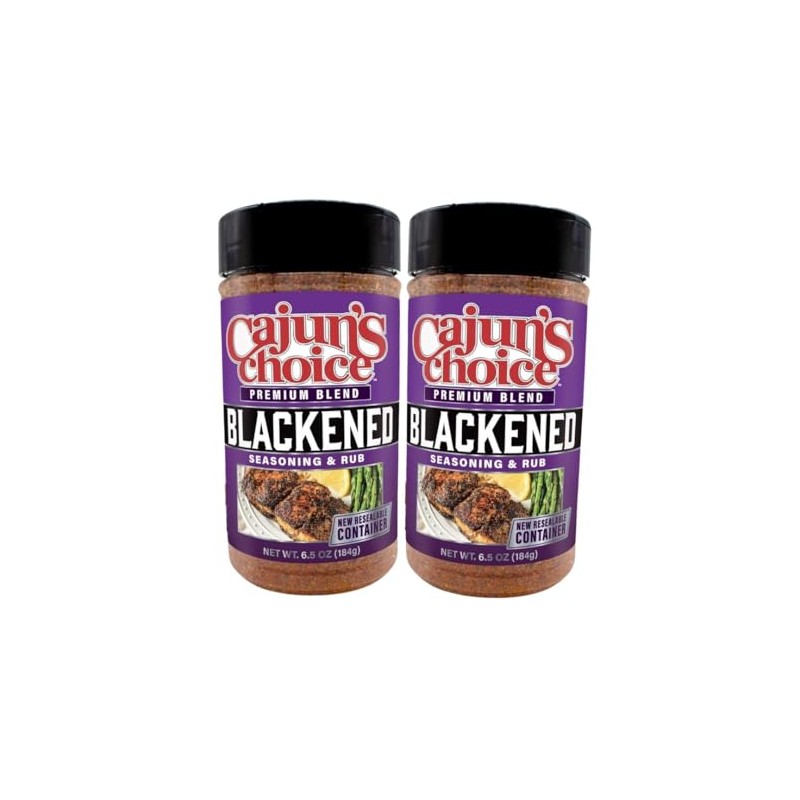 Blackened Seasoning & Rub - Cajun Choice, 6.5oz (Pack of