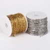 33FT Gold Paperclip Chain 2MM Stainless Steel Link Chain for