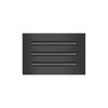 BUILDMART - 10x6 Modern AC Vent Cover - Decorative Black