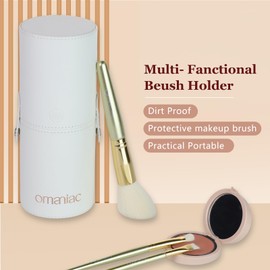 OMANIAC Makeup Brush Set 20Pcs with Storage Case.Used for Powder,Foundation,Highlight,Eye Shadow,Concealer,etc.Suitable for Makeup Beginners,Best Gift for Women/Girls（Gold）