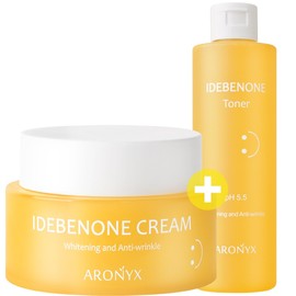 (1+1) Idebenone 1000ppm ampoule & cream whitening + wrinkle improvement functionality - 3. Idebenone cream + Idebenon toner / (1+1)이데베논 1000ppm 앰플&크림미백+주름개선 기능성 - 3.이대베논 크림+이대베논 토너