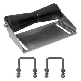 Extreme Max 3006.7152 Keel Roller Kit – 12-Inch Boat Trailer Roller for 3x3 Cross Members, Non-Marking Poly Construction, Smooth Launch Assist, Corrosion-Resistant Mounting Bracket