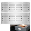 2 Pack Stainless Steel Venting Panel for Grill Accessory, 15"