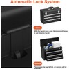 Portable Metal Tool Box, 3 Drawer Steel Tool Box with