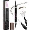 Eyebrow Pencil, 2-in-1 Waterproof Eyebrow Pen, with 2 Tip Microblading