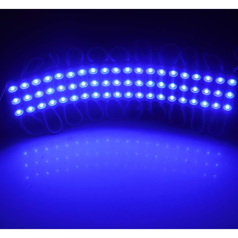 REXTiN Super Bright 200pcs 3 LED Module Blue 5630 5730