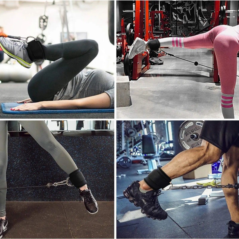 Par De Grilletes Sportisimo Correas Para Tobillo Gym Gluteo
