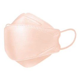 iSDG 4562355182023-3 SPUN KUCHIRAKU MASK, Small, Individually Packaged, 30 Pieces, Coral Pink x 3 Boxes (3 Small Boxes, 90 Sheets)