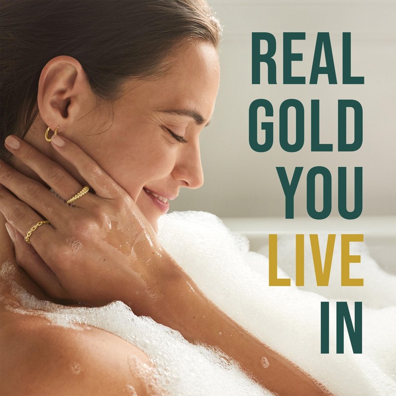 Canaria 10kt Yellow Gold Panther-Link Ring. Size 5