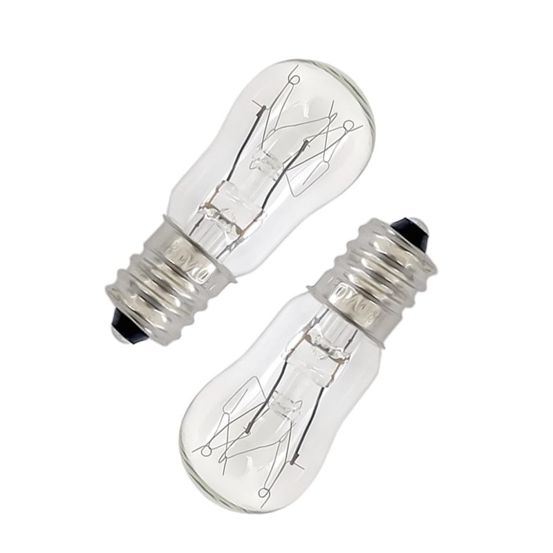WE05X20431 Dryer Drum Replacement Bulbs,120V/10W/E12,Dryer Light Bulb Compatible with GE