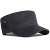 BABAHU Men's Cotton Military Caps Cadet Army Caps Unique Design