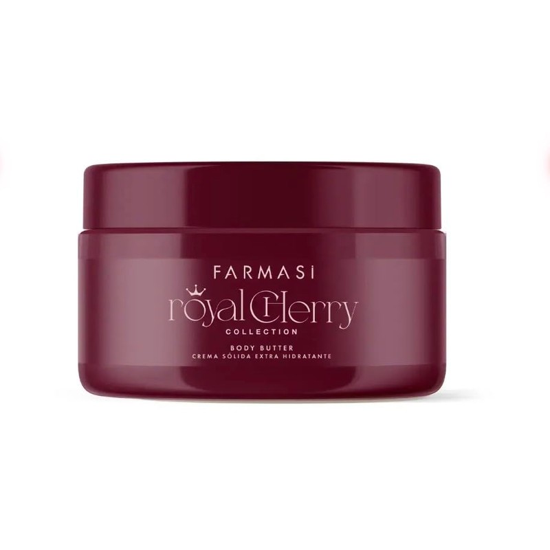 FARMASI Royal Cherry Crema Corporal Hidratante, Mantequilla Corporal Extra Nutritiva,