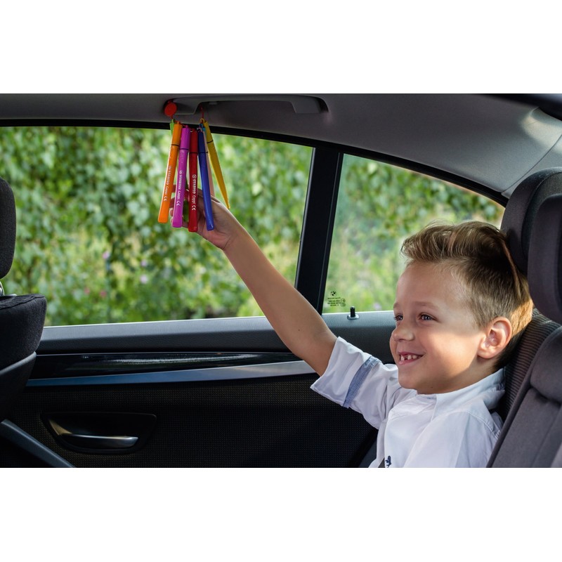 Fibre-Tip Pen with Cap-Ring - STABILO Cappi - Pack of