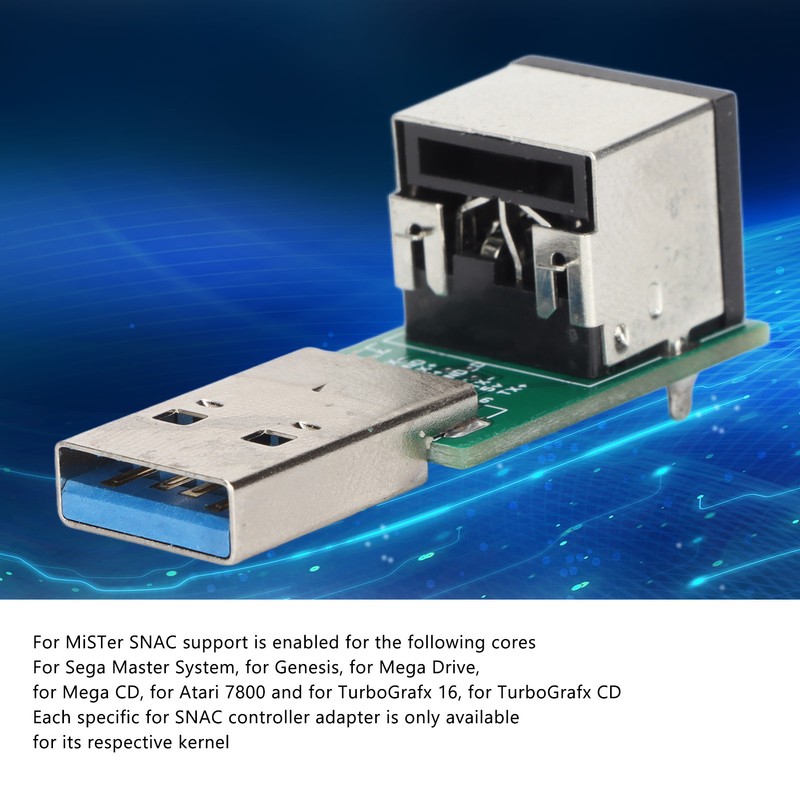 Game IO Board PC Engine to for SNAC Delayless USB