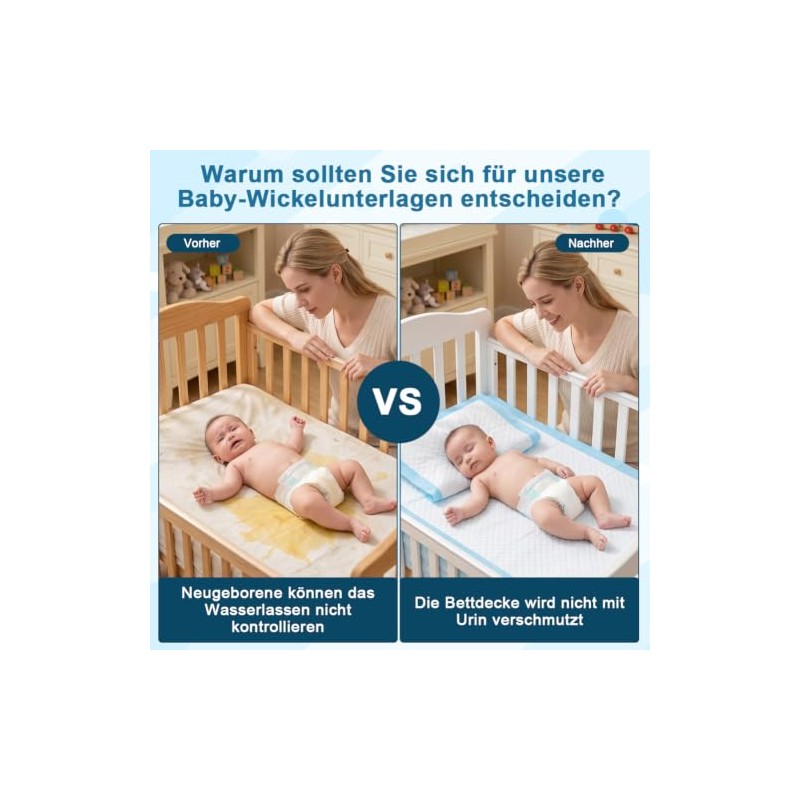 Disposable Baby Nappy Pads 60 x 60 cm Pack of