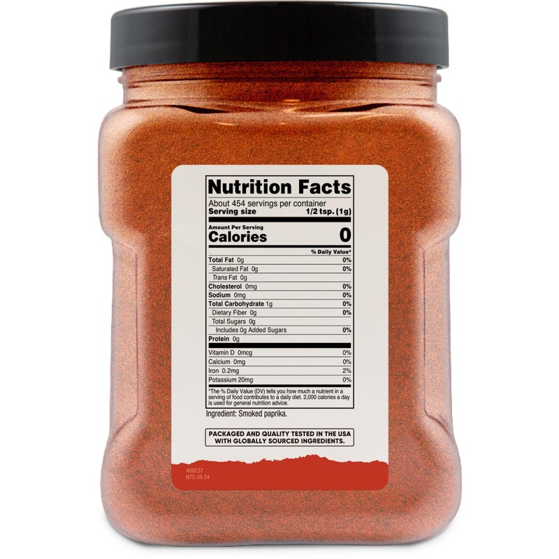 Nutricost Pantry Smoked Paprika (1 LB) - Bulk Smoked Paprika,