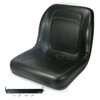 The ROP Shop Black High Back Seat fit Bomag Rollers