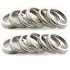 Trellis + Co. Stamped Stainless Steel Wide Mouth Mason Jar