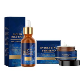 Anti-Falten Serum & Creme,Flüssige Lösung Serum & Gesichtscreme, Falten Entfernen Essential Moisturizer, Feine Linien, Plump Haut, Verfeinern Poren, Verbessern Sie die Festigkeit, für alle Hauttypen