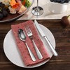 KEAWELL Premium 45-Piece Louise Silverware Set, 18/10 Stainless Steel, Service
