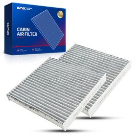 KAX Cabin Air Filter, CF12156 Replacement for X3 2.0L 2013-2017, X3 3.0L 2011-2017, X4 2.0/3.0L 2015-2018, Strong Adsorption w/Upgraded Activated Carbon-2Pcs