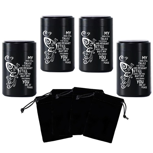 2.7 inch Small Urns for Ashes - Set of 4,