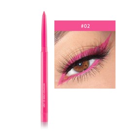 Coloured Eyeliner Eyeliner Pencils, Long-Lasting Eye Liners Waterproof Eye Liner Pencils for Makeup Tool, Eyeliners (Rose Red)