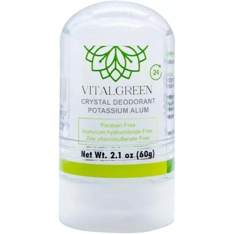 Desodorante Piedra Cristal Alumbre 2 Pack Vital Green