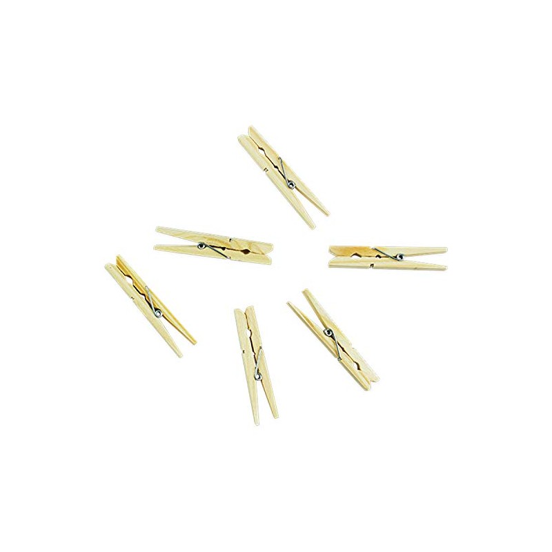 Habit 36 LARGE 7CM WOODEN PEGS CLOTHES HANGING WASHING LINE