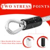 NAZOU 13.5FT Garage Door Cable Replacement 1/8 inch Vinyl Coated
