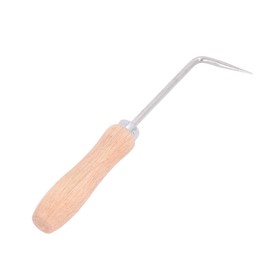 YUMILI Weld Seam Crochet, Weld Crochet 6 mm Diameter Wooden Handle Hot Air Welding Crochet Seam Tester for PVC Tpo Film