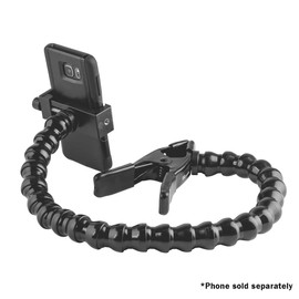 MOGO MOGO ModularHose Assistive Technology Phone Holder with Heavy-Duty Spring Clamp (Opens to 2"), 24 Inch Arm