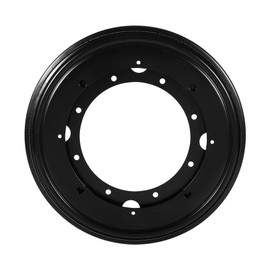 Aramox 4 Types Rotating Swivel Plate Bearing Swivel Plate Metal Swivel Turntable Round Circular Turntable Bearing for Kitchen Home(9"-Black)