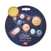 Legami SES0001 Solar System Erasers Pack of 9