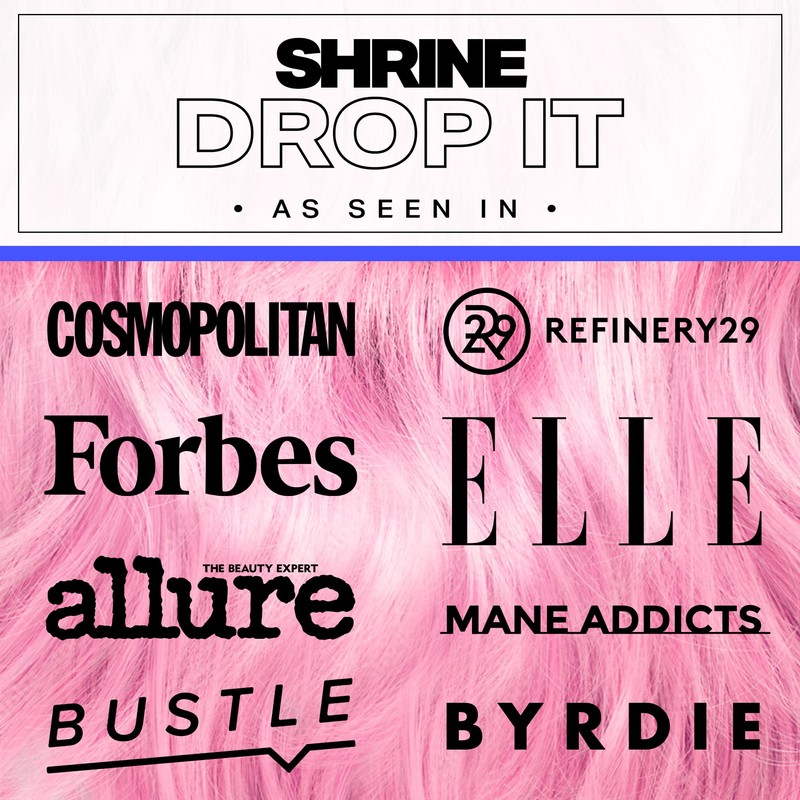 SHRINE Drop It Semi-Permanent Hair Dye Drops Aqua 20ml
