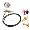 Soda Maker Adapter Hose Kit 1.5m Black Hose with Gold