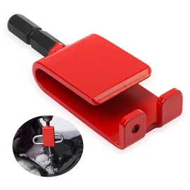 TOSRWGLL 43416 Anchor Install Adapter Compatible with Eskimo Auger,Ice Anchor Drill Adapter for Setting Up Ice Fishing Shelter Tent,Red Ice Fishing Tent Accessories