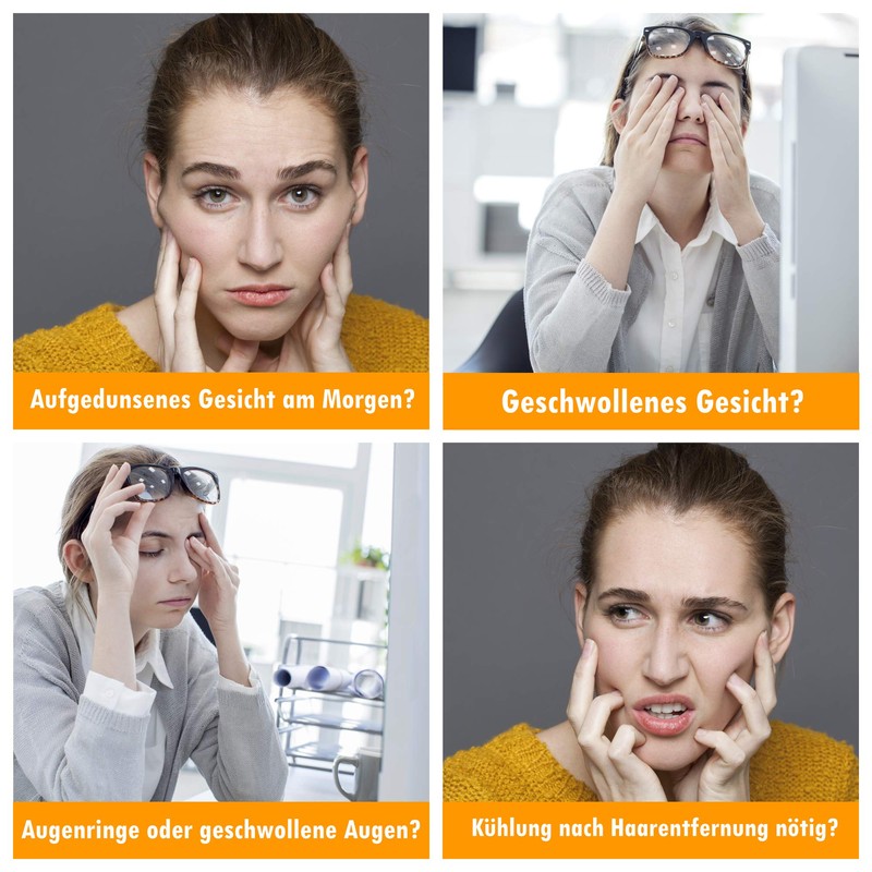 ICEHOF Cooling Face Mask with Clay, Relaxation and Wellness Mask