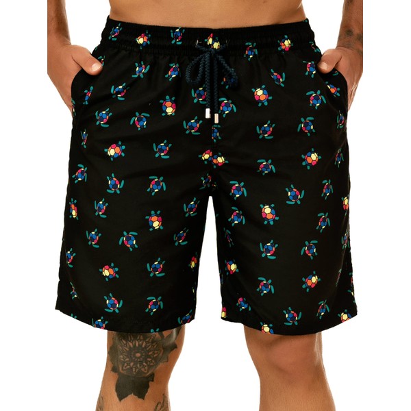 KAILUA SURF Big and Tall Mens Swim Trunks, 9" Mens