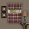 Achim Home Furnishings, Burgundy Harvard Window Pair Curtain Tier, 57"